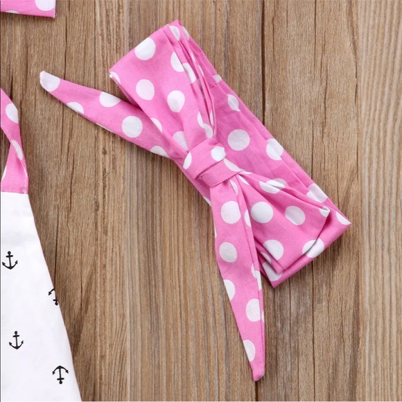 2for15 NWT Beautiful nautical little romper outfit - Picture 6 of 8